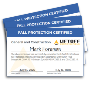 Fall Protection Training and Certification