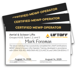 MEWP Operator Training and Certification