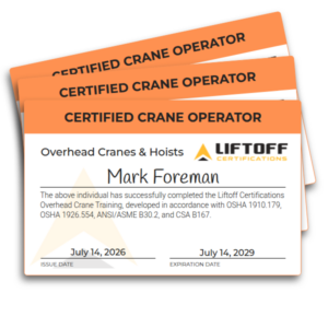 Overhead Crane Training and Certification