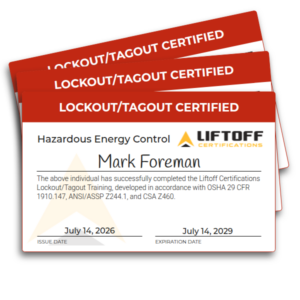 Lockout/Tagout Training and Certification